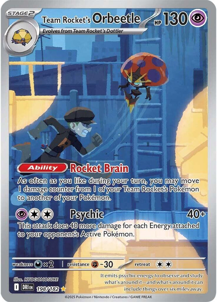 Team Rocket's Orbeetle (198/182) [Scarlet & Violet: Destined Rivals]